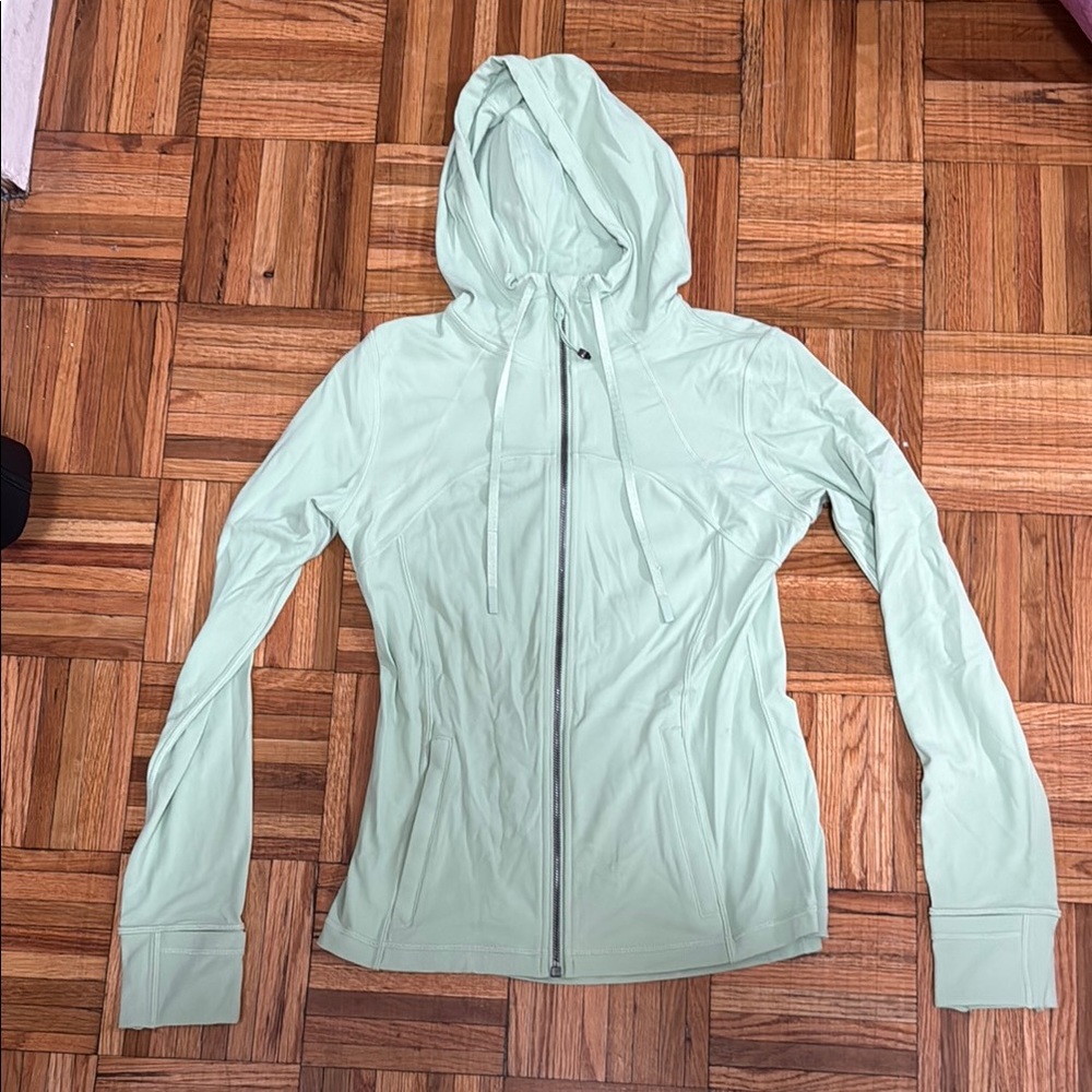 Mint Green Hooded Jacket Lulu define